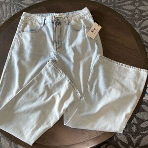 Rebecca Minkoff Flare Blue Denim Jeans